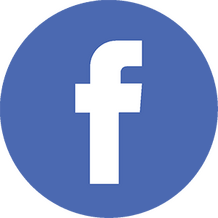 Facebook blue Facebook button